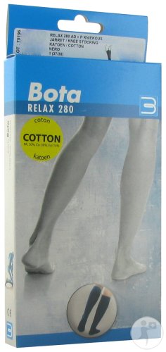 Bota Relax 280 Coton Bas Jarret Noir N1 Paire 1