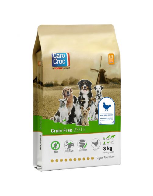 Carocroc Grain Free Gevogelte&Aardappel&Bieten - Hondenvoer