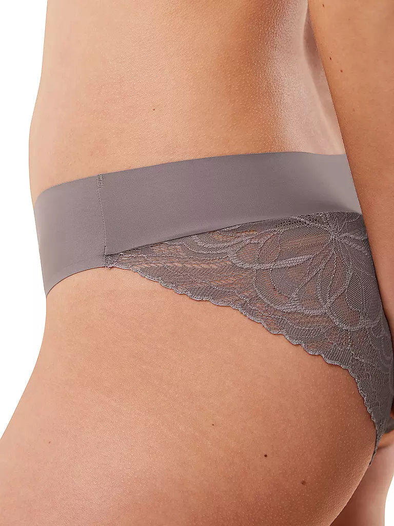 TRIUMPH Slip BODY MAKE-UP ILLUSION LACE pigeon grey grau