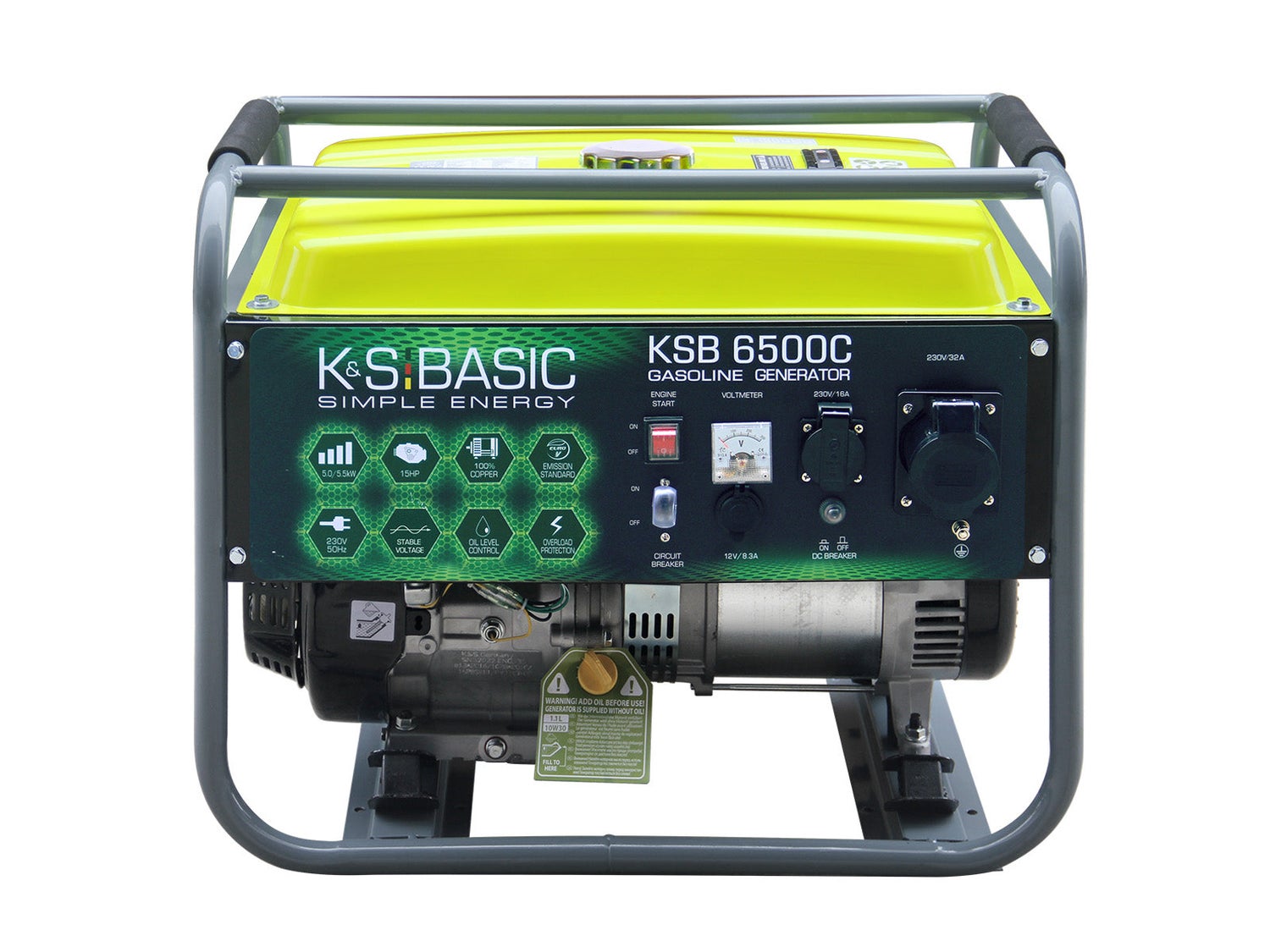 KSB 6500C benzinegenerator