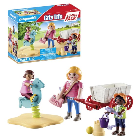 Starter Pack Nourrice avec enfants Playmobil City Life 71258