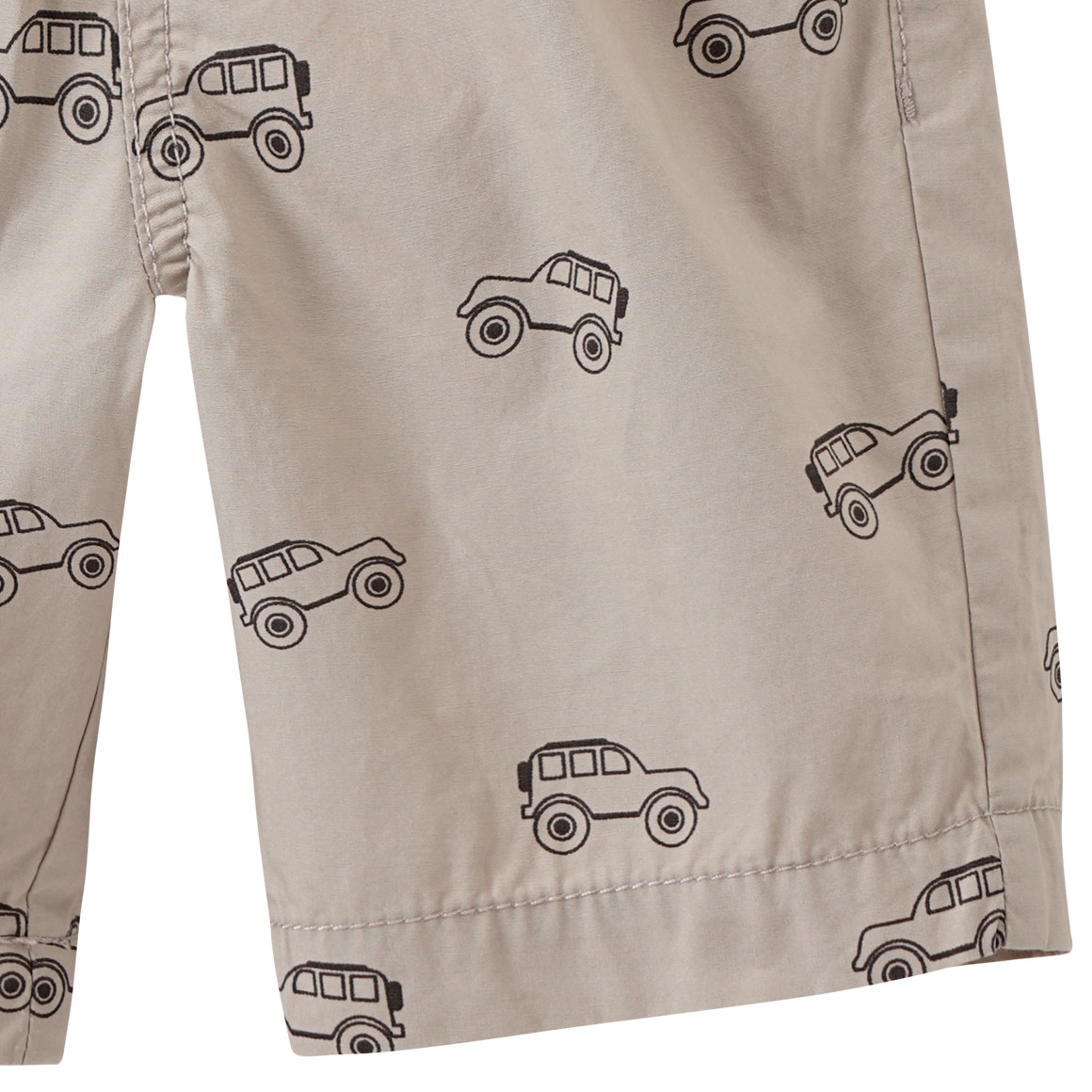 Topomini Baby Shorts mit Autos allover beige
