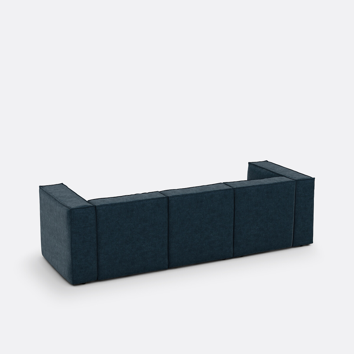 LA REDOUTE INTERIEURS<br>Assento modular, 3 lugares, veludo texturizado, Seven