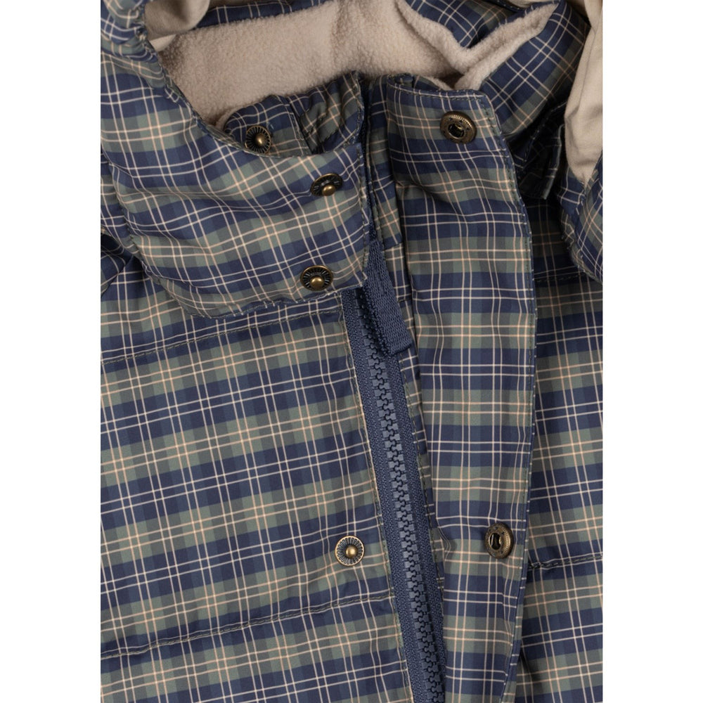 Køb Konges Sløjd Laurel Blue Check Nuka Deux Jakke Grs