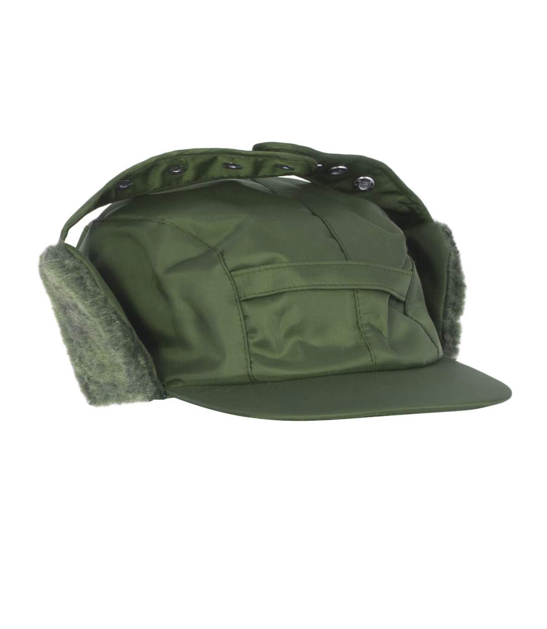 Chapeau style trappeur imperméable avec cache-oreilles - Homme (Vert bouteille) - UTHA368