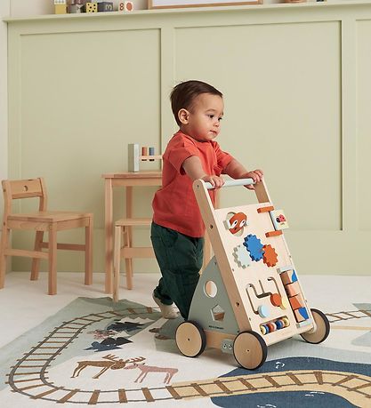 Kids Concept G?vogn - Edvin - Tr?/Bl?