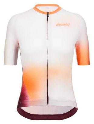 Maillot Manches Courtes Unisexe Santini Ombra Eco Micro Orange