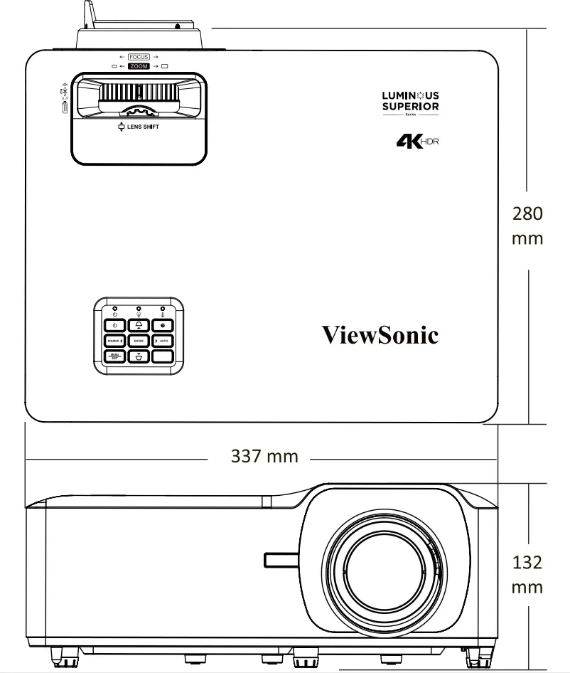 ViewSonic LS901-4K Vidéoprojecteurs UHD 4K