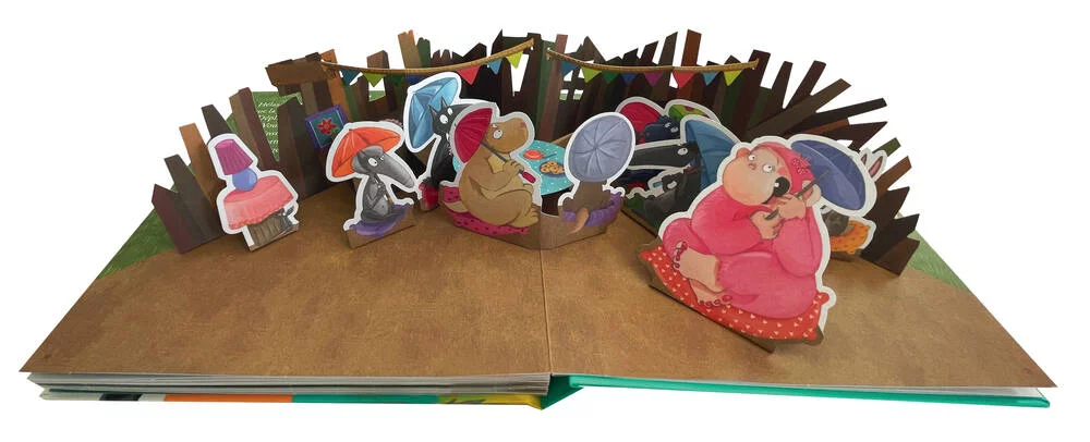 LE LOUP - LIVRE LE LOUP  QUI APPRIVOISAIT SES EMOTIONS - EN POP UP