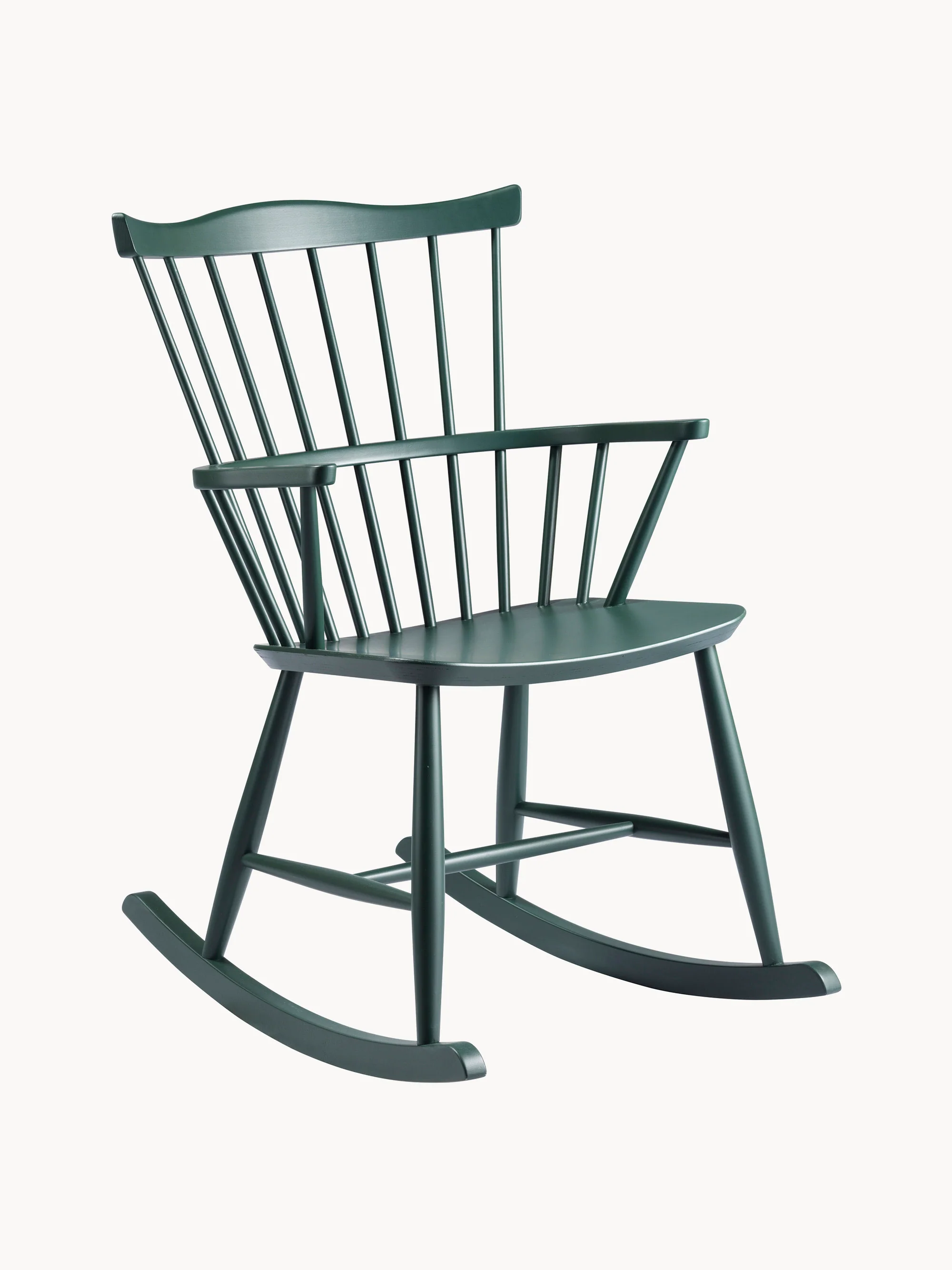 Houten schommelstoel J52G