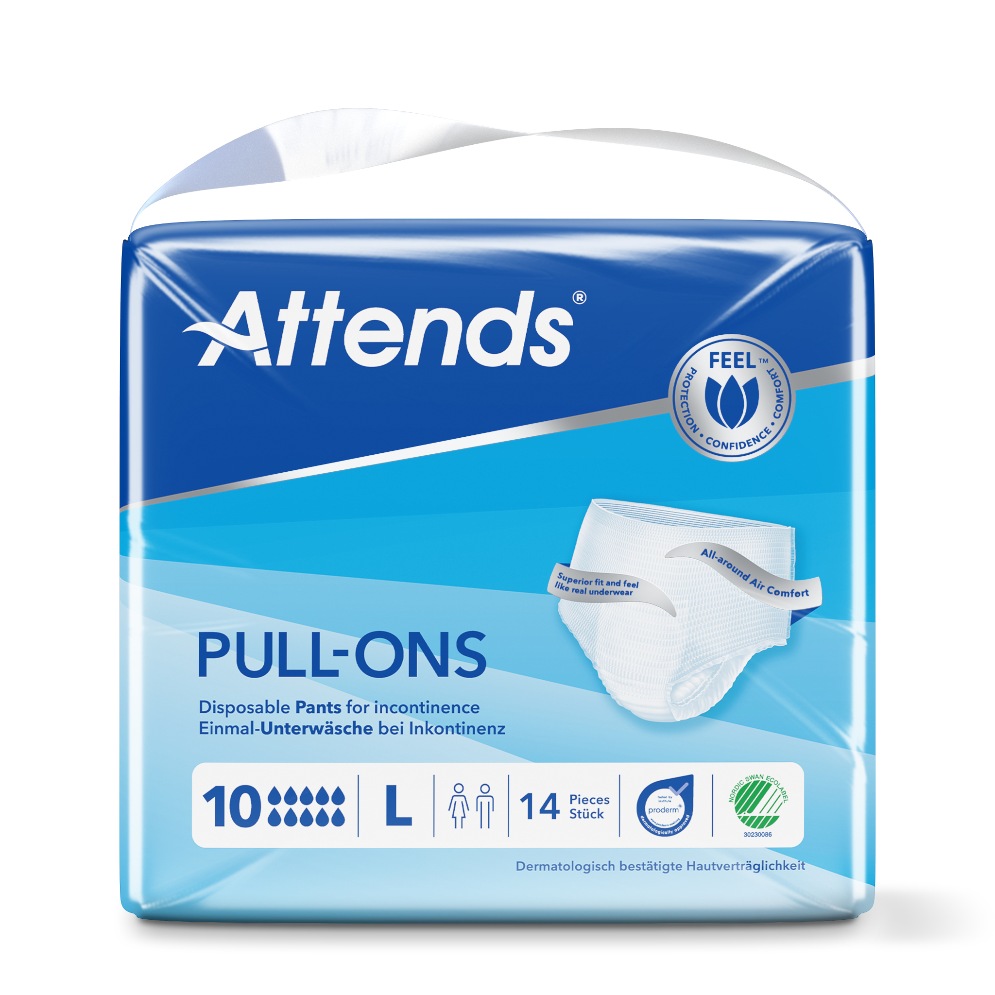 Attends Pull-Ons 10 Maat L (14 Stuks)