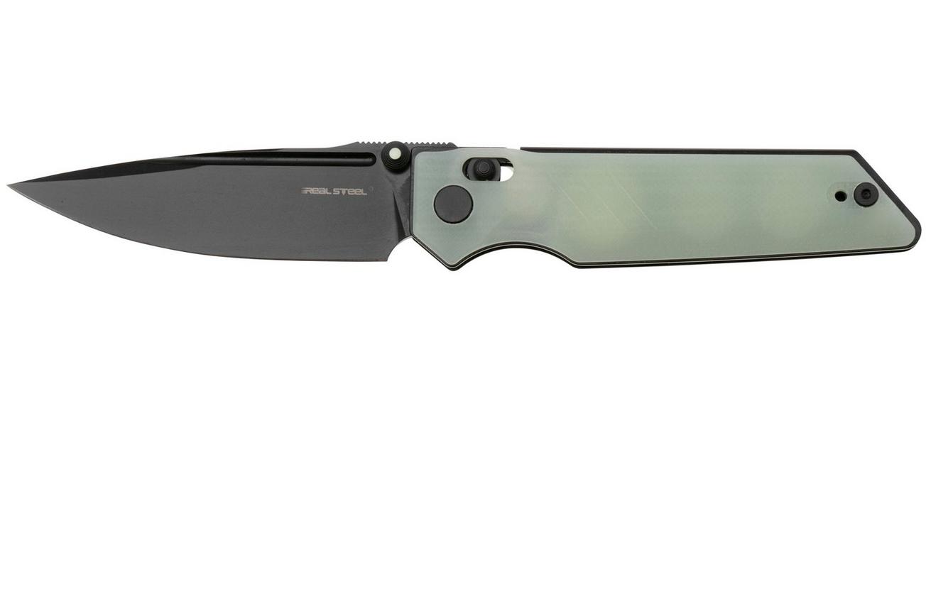 Real Steel Sacra Pro 7714NB PVD Böhler K110, Natural G10, zakmes