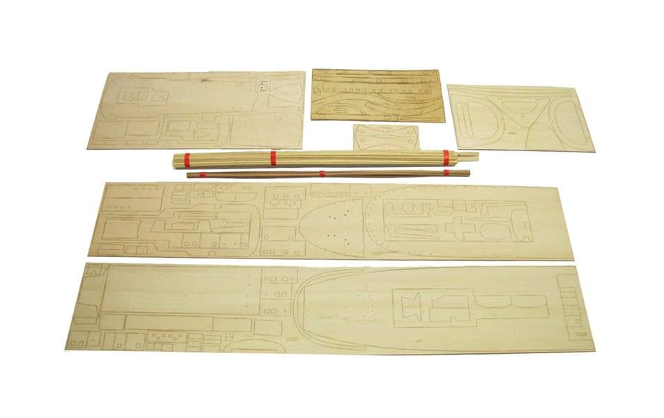 Bausatz Schlepper Zwarte Zee, 900 mm 1:90<br>Detailgetreuer Schiff Modellbausatz