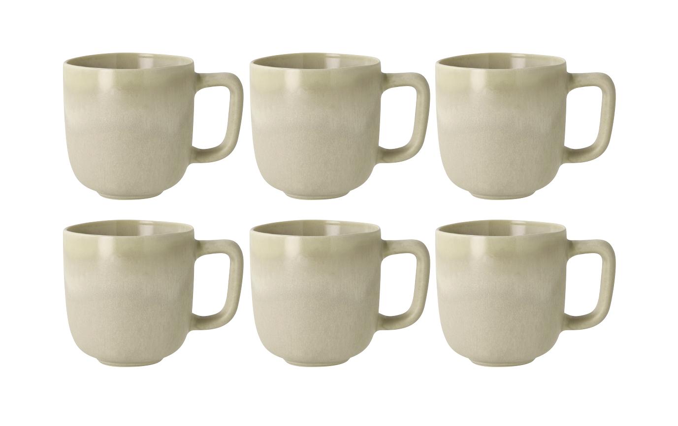Kaffeetasse Shoku 230 ml, 6 Stück, BeigeTassen-Set aus Steinzeug