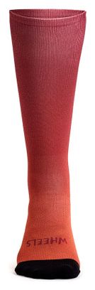 Chaussettes 7Mesh Fading Light Brickwork Rouge