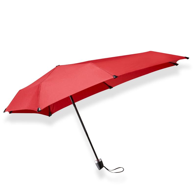 Senz° Mini Opvouwbare Storm Paraplu Rood