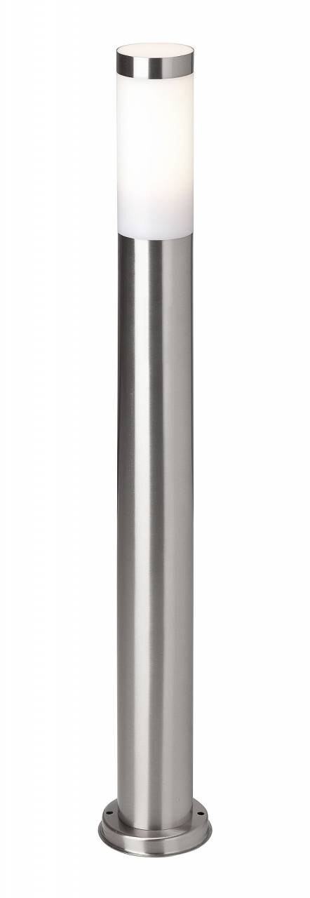 BRILLIANT Lampe Chorus Außenstandleuchte edelstahl | 1x A60, E27, 20W, geeignet für Normallampen (nicht enthalten) | IP-Schutzart: 44 - spritzwassergeschützt