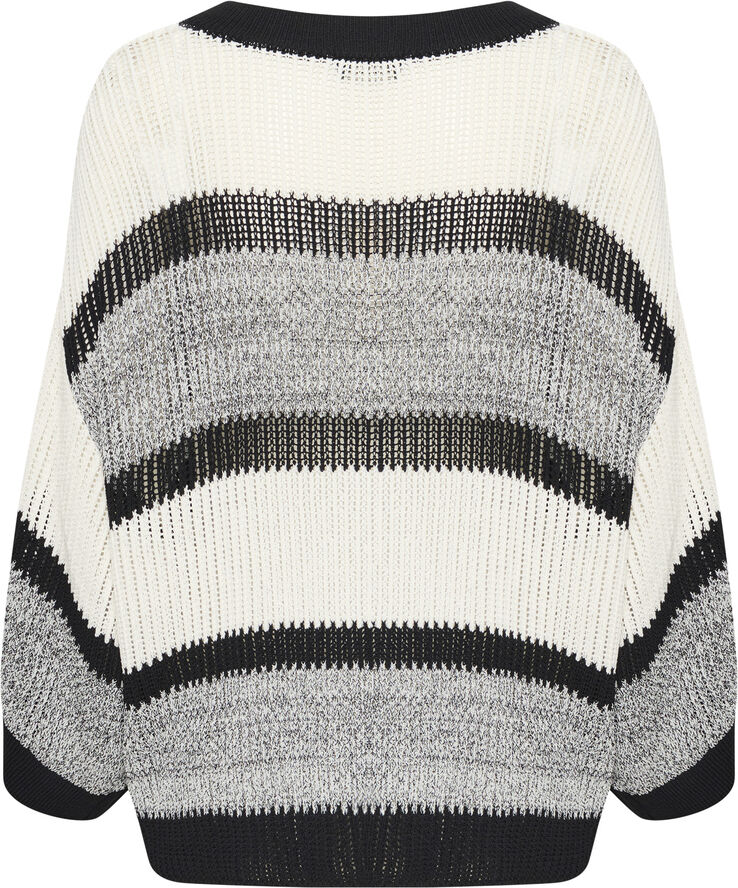 Soaked in Luxury SLRohanna Pullover Black, white and melange