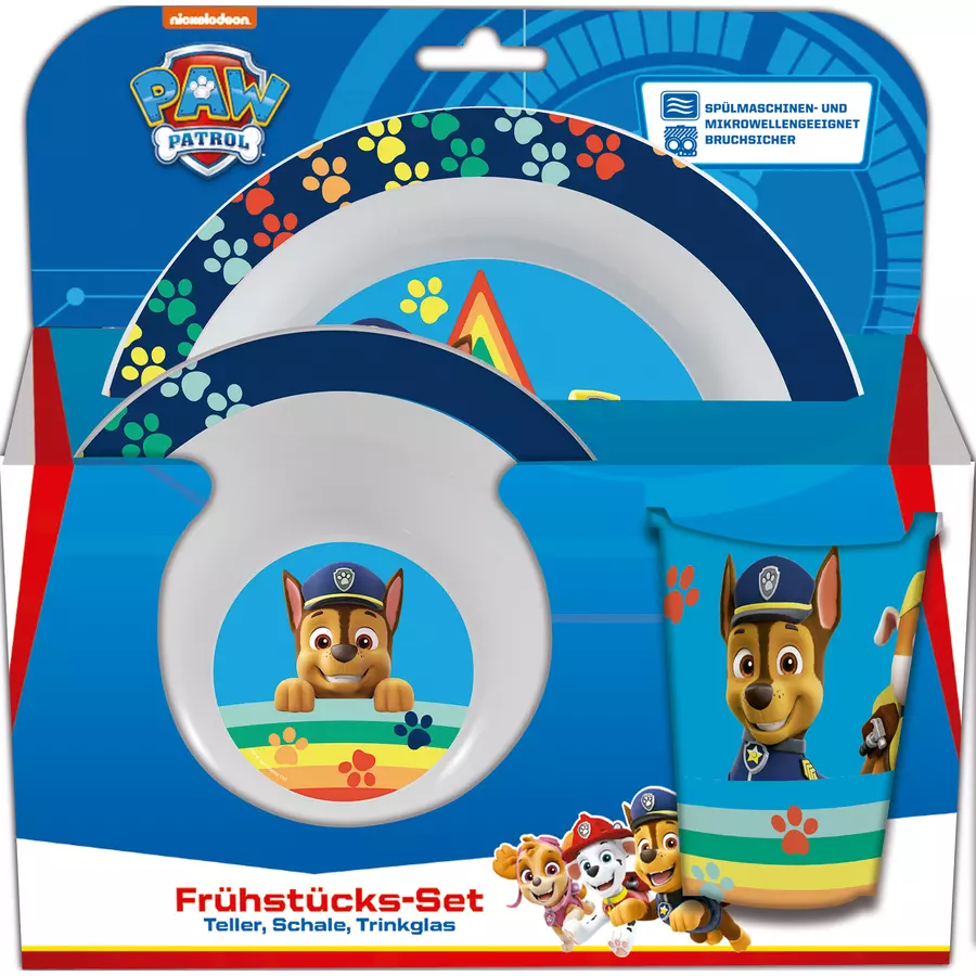 p:os Frühstücksset Paw Patrol, Boy, 3tlg