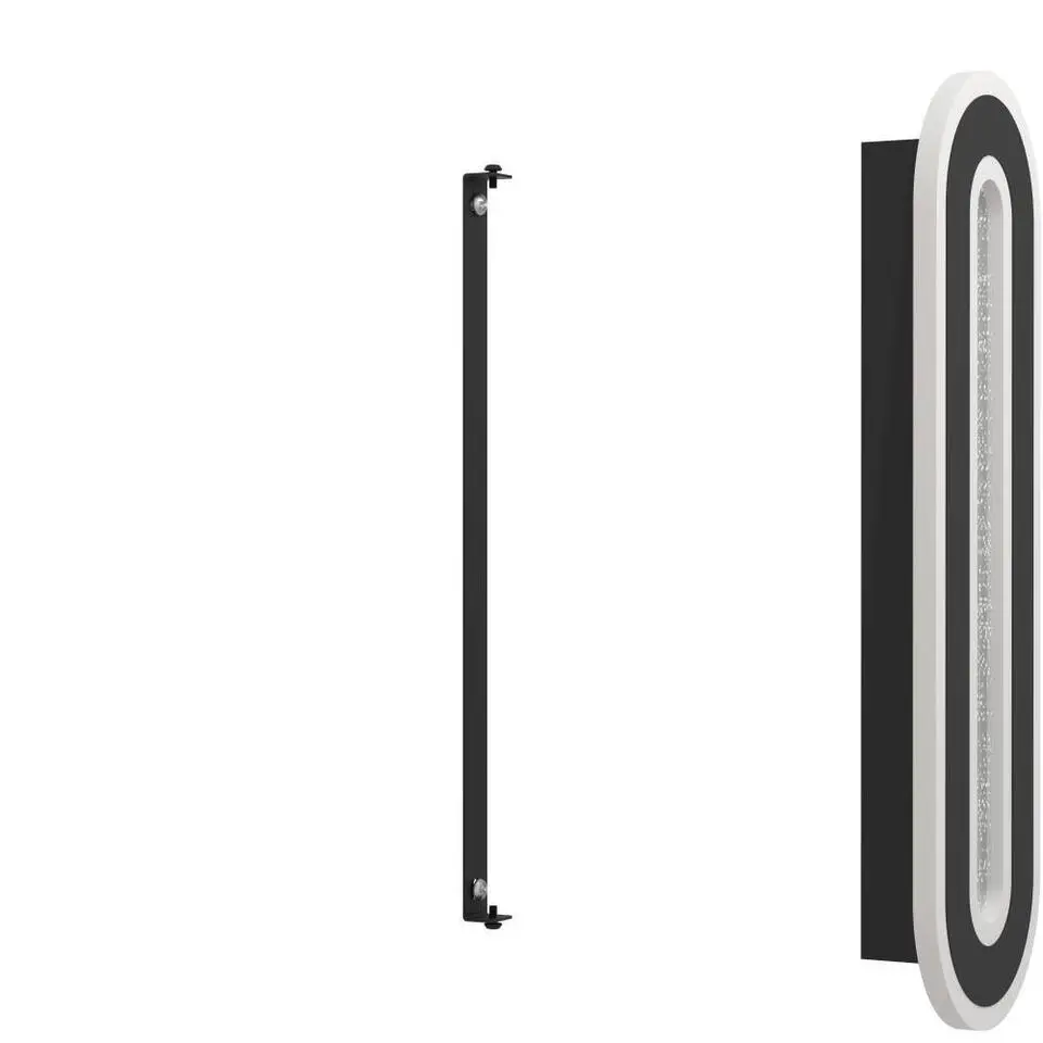 EGLO Macchioni Wandlamp - LED - Kunststof - Zwart/Wit