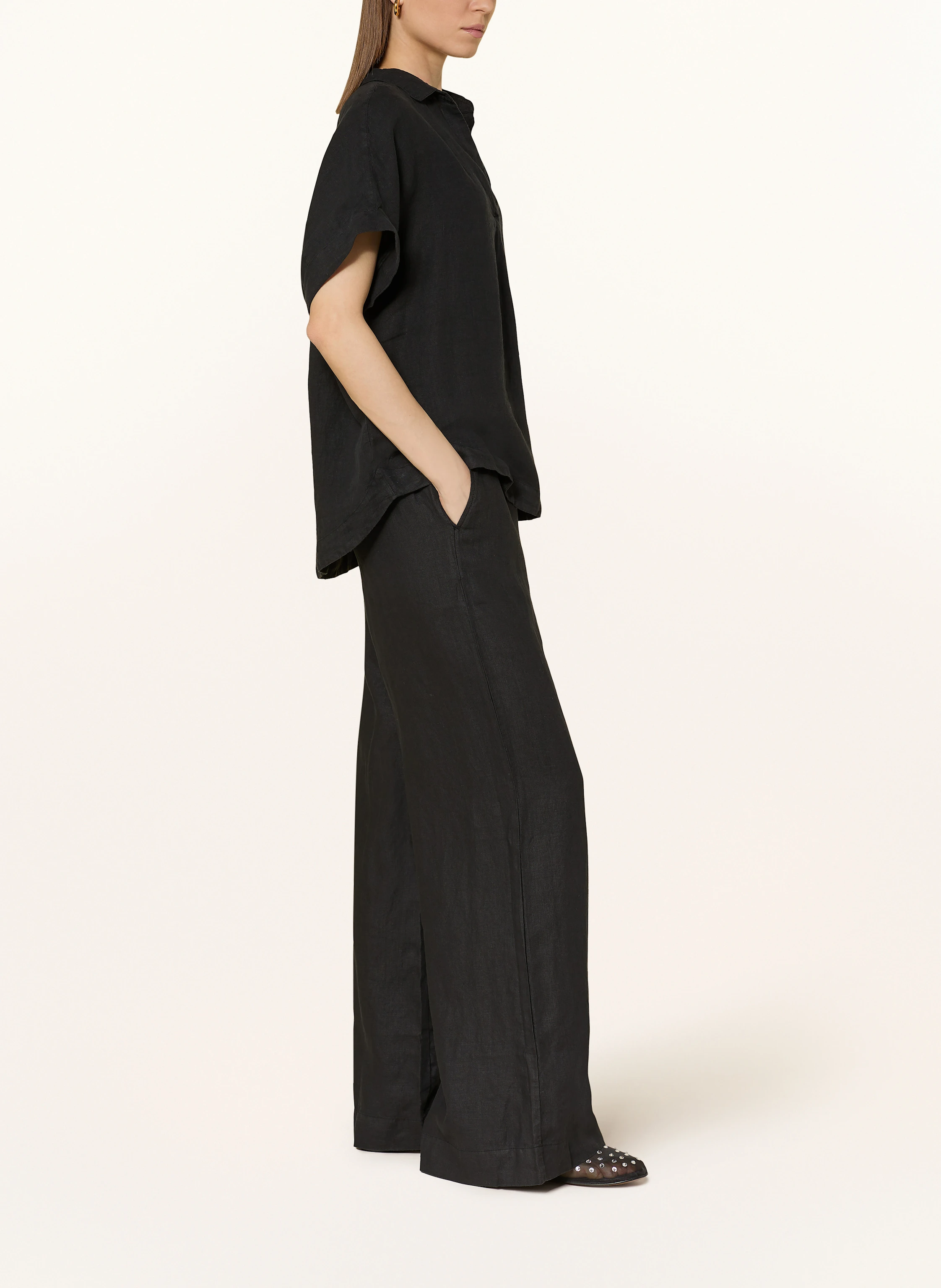 0039 ITALY Marlenehose TAMINA aus Leinen