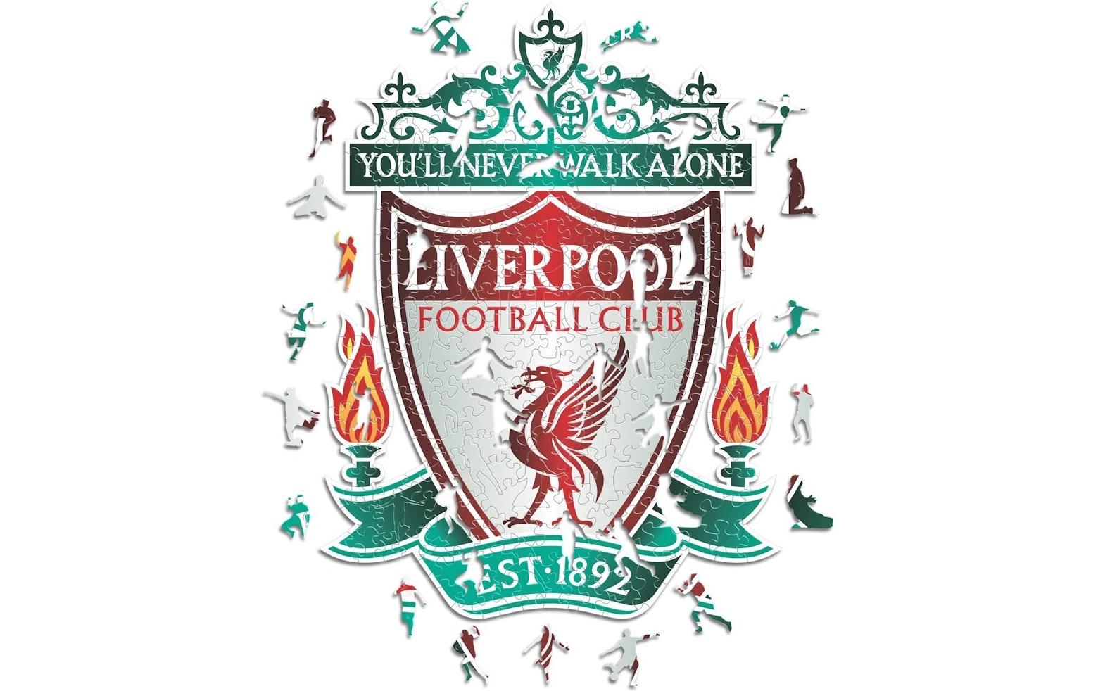Liverpool FC – LogoOffiziell lizenziertes Holzpuzzle, Grösse M