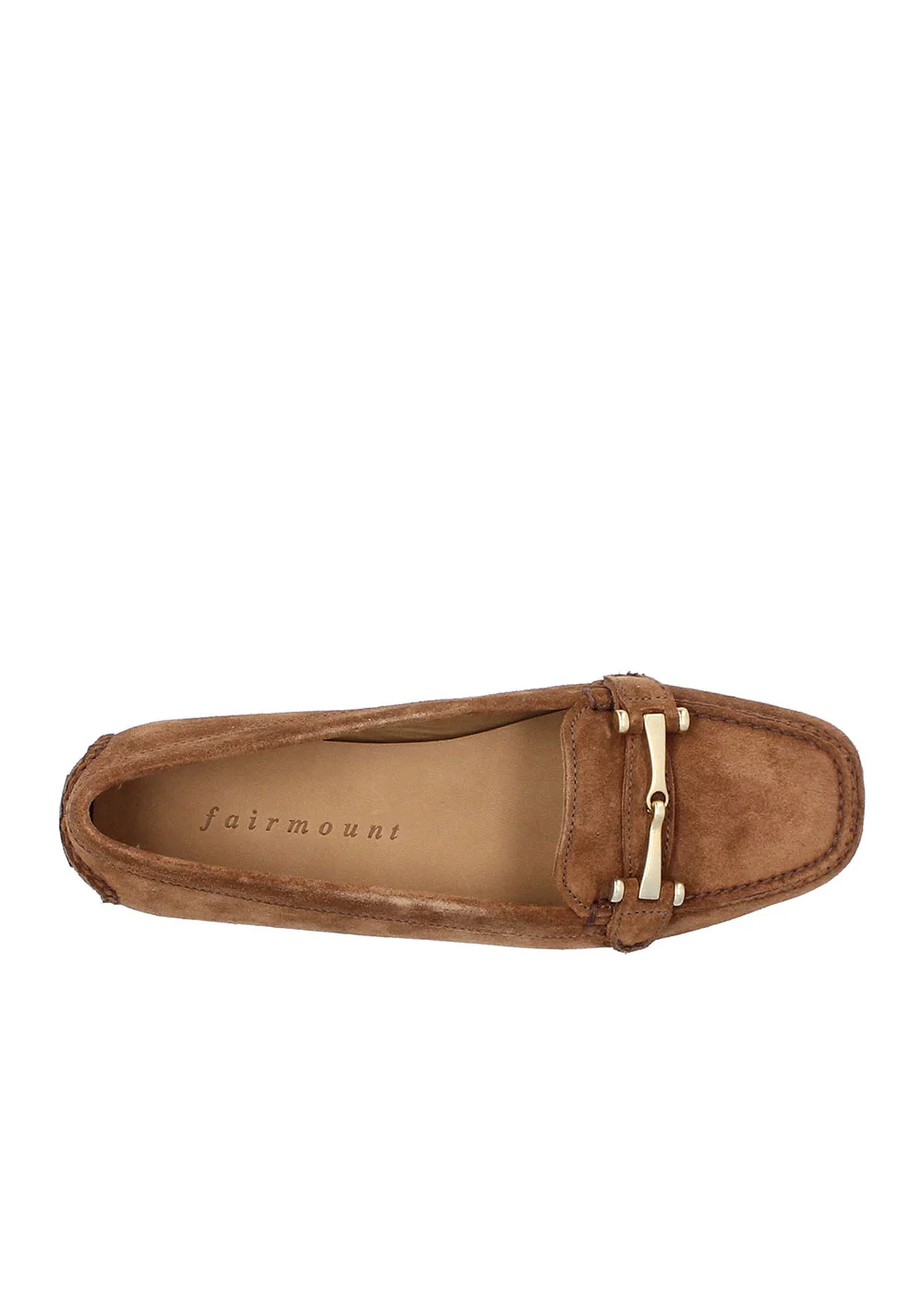 MOCASSIN BRIDLE SQUARE VELOURS CAMEL