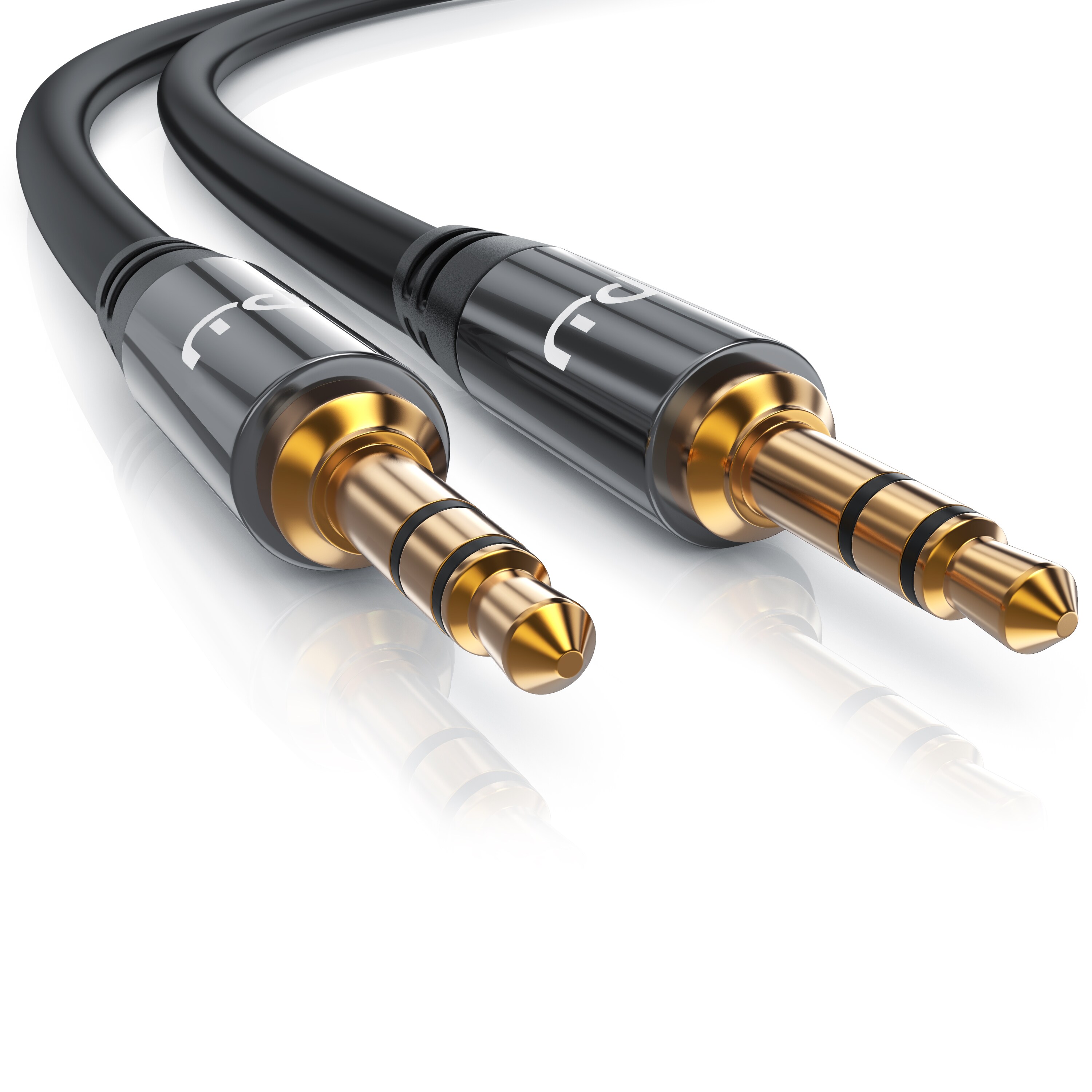 Primewire AUX zu 3,5-mm-Klinke Audio-Kabel, HiFi Klinkenkabel für Audiogeräte Premium Series- 1,5m