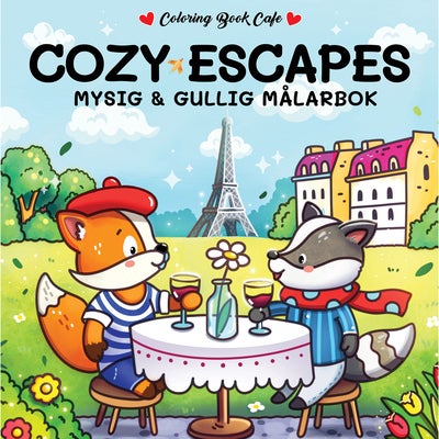 Legind A/S Cozy Escapes Fargeleggingsbok