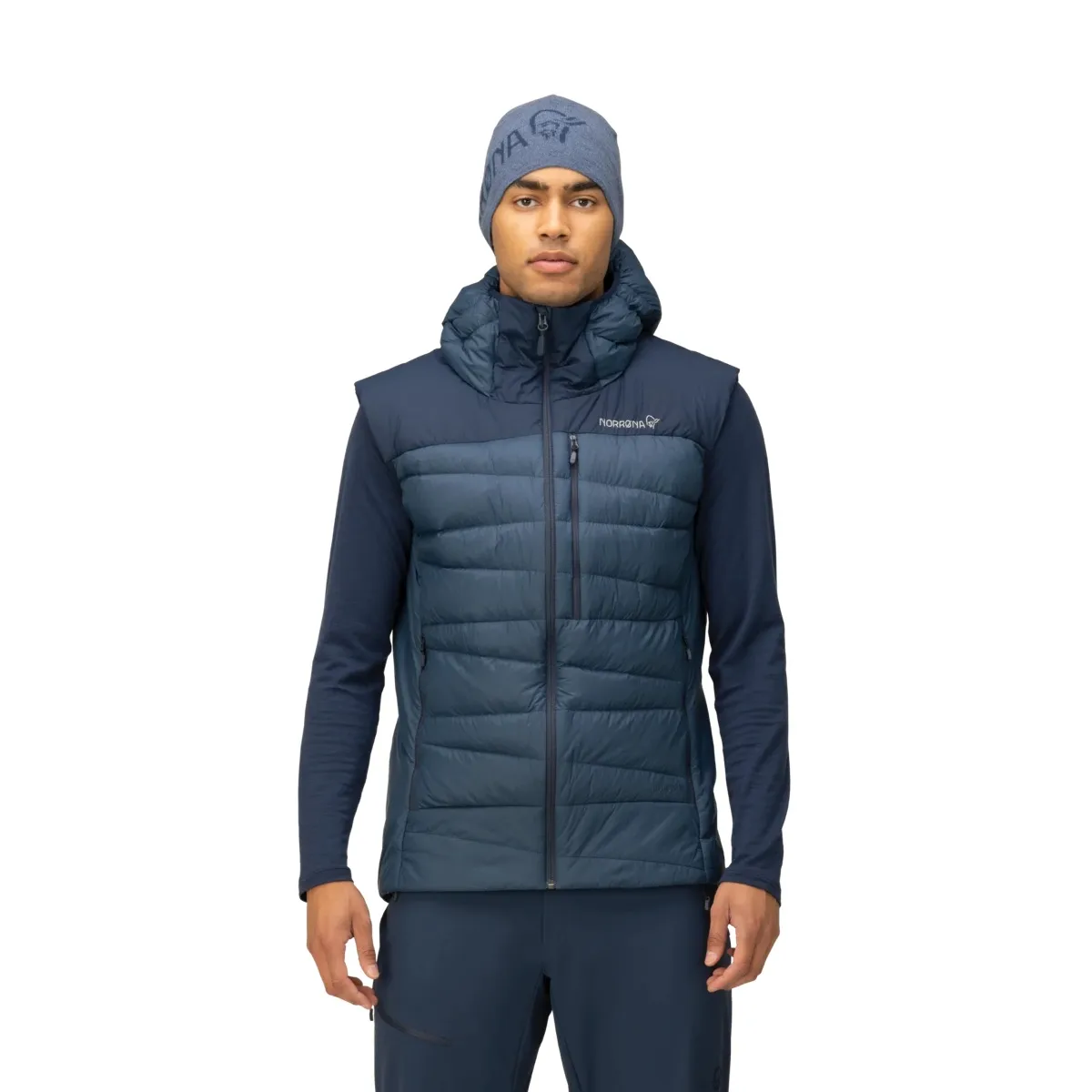 Norrøna Men's Falketind Down750 Vest Indigo Night