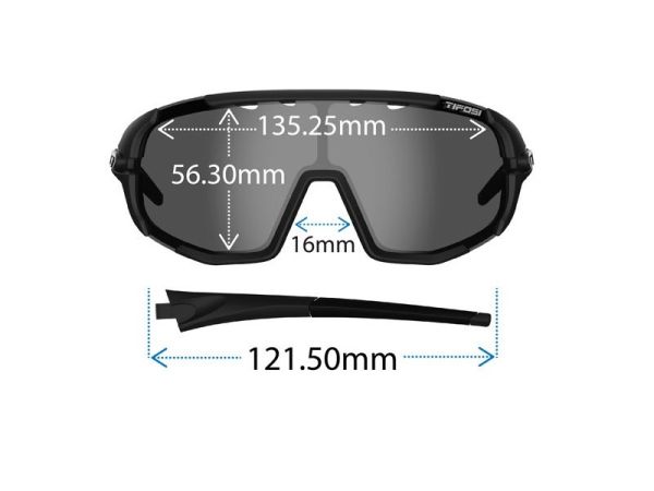 Tifosi Sledge Cykelbriller, Matte Black