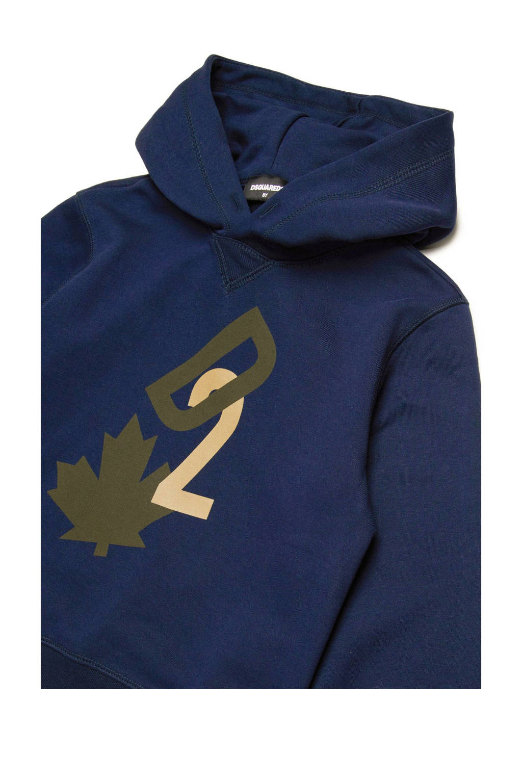 Dsquared2 hoodie met printopdruk blauw