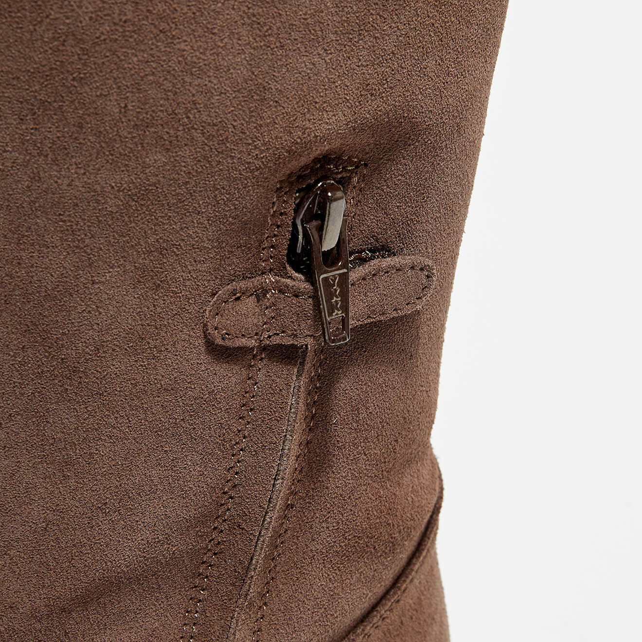 Bonpoint Bottes Wild en Velours de Cuir marron