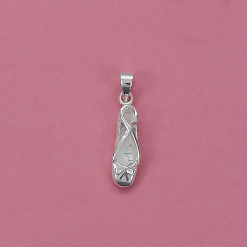 Pendentif chausson de danse - Argent massif