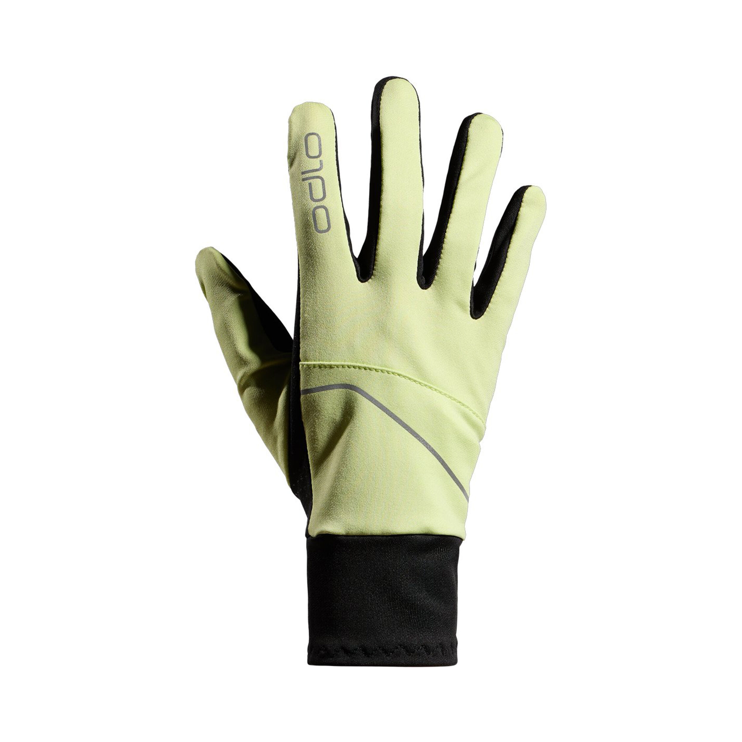 Odlo Intensity Safety Light Gants De Running - Jaune Lemon