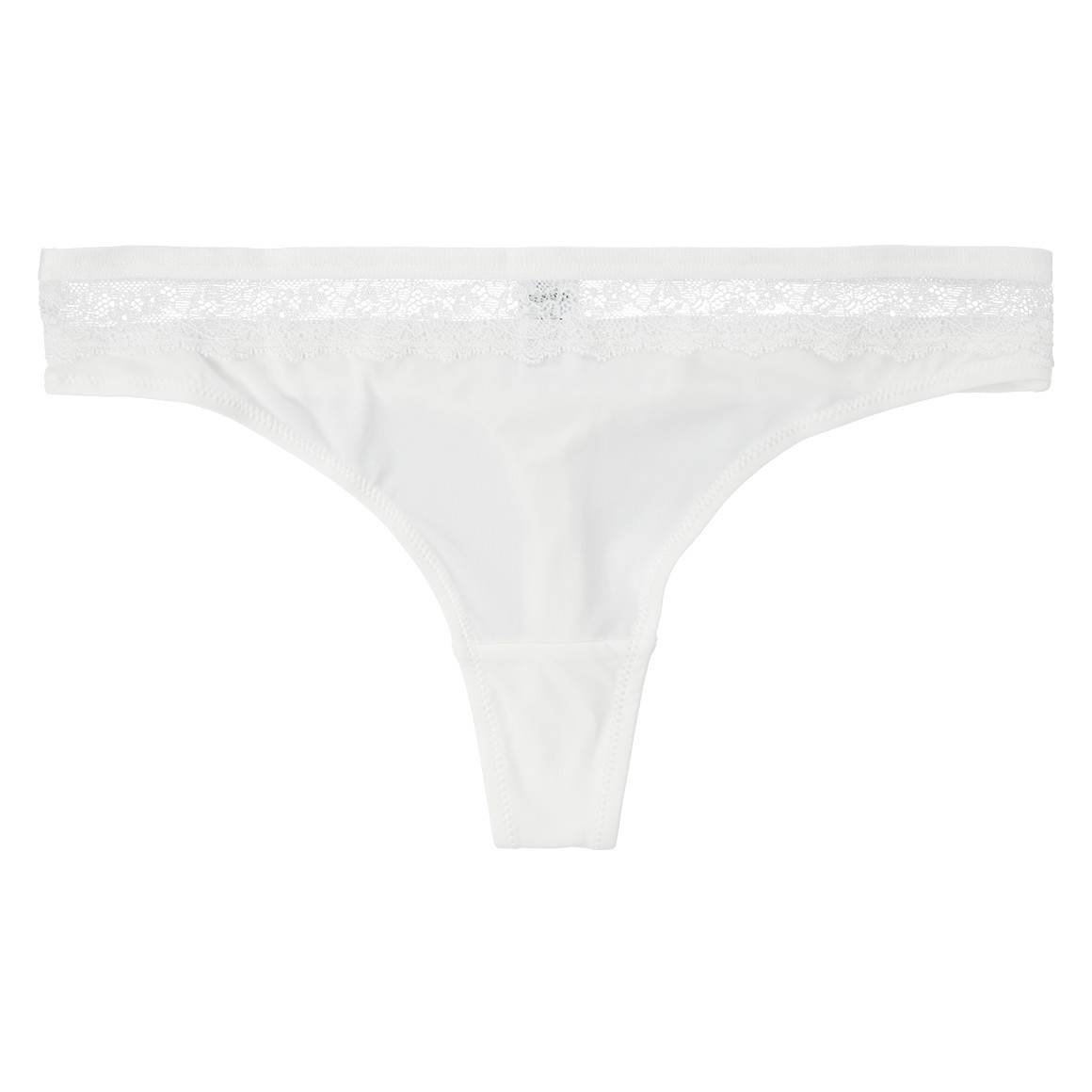 Gina Benotti Damen String aus anschmiegsamer Mikrofaser weiss