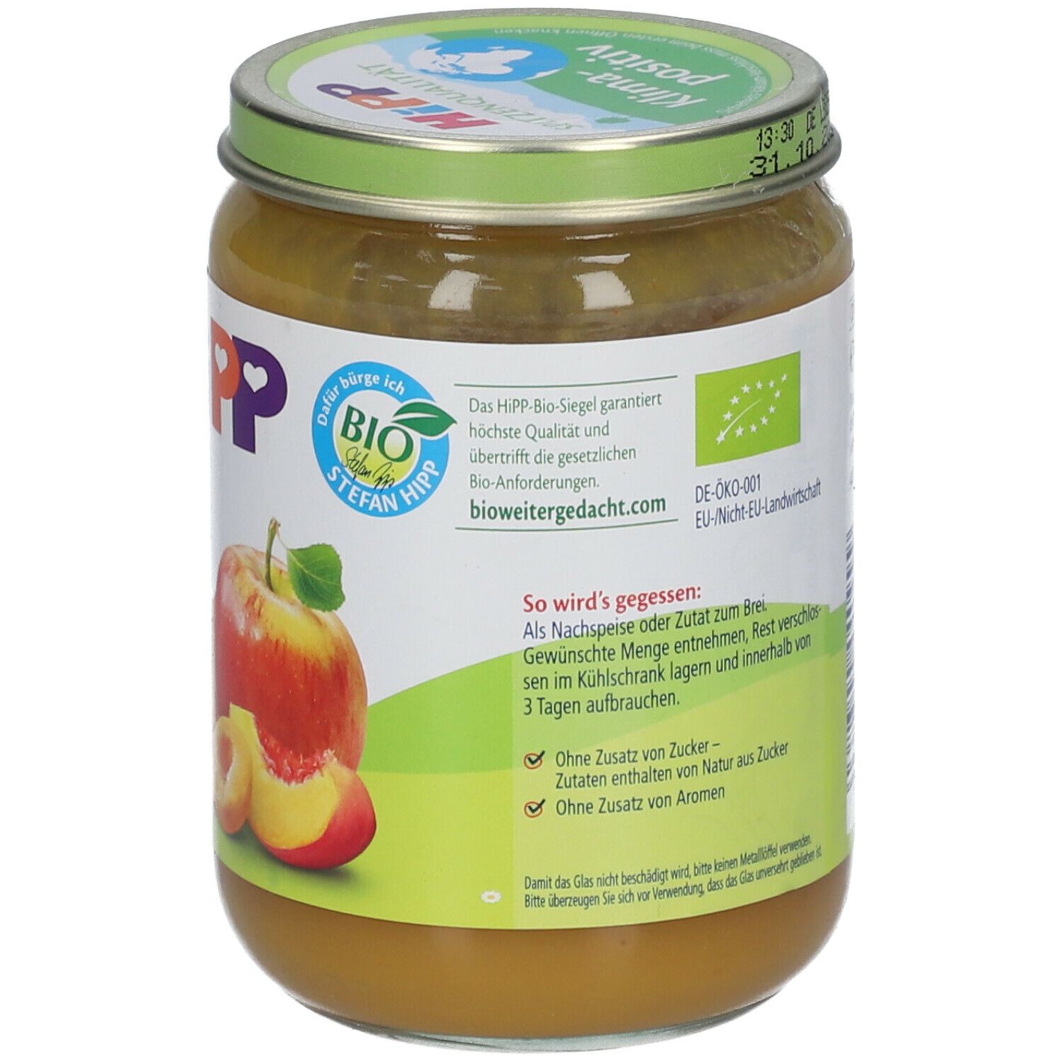HiPP Mirabelle in Apfel-Pfirsich mit Kürbis ab dem 6. Monat