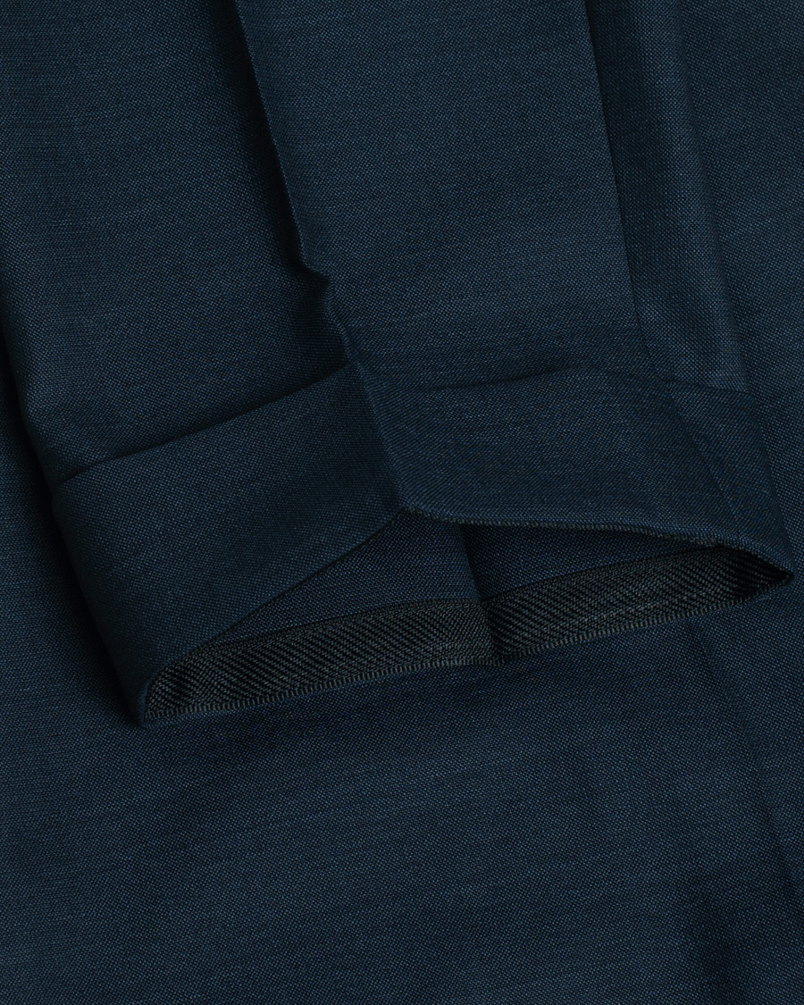 Gaiola Napoli Double Breasted Wool Suit Navy 50