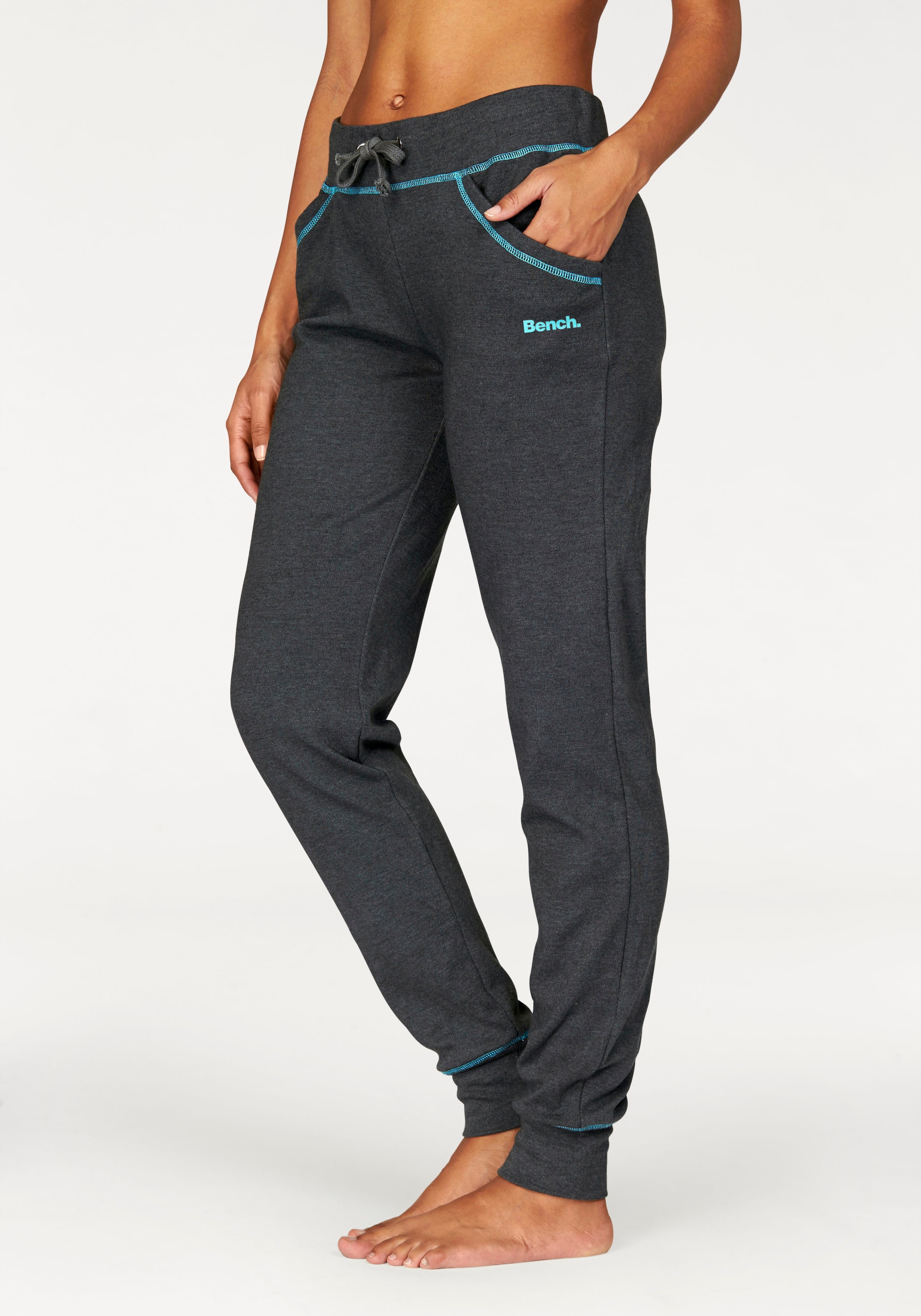 Bench. Loungewear Relaxhose  mit kontrastfarbenen Nähten, Loungewear