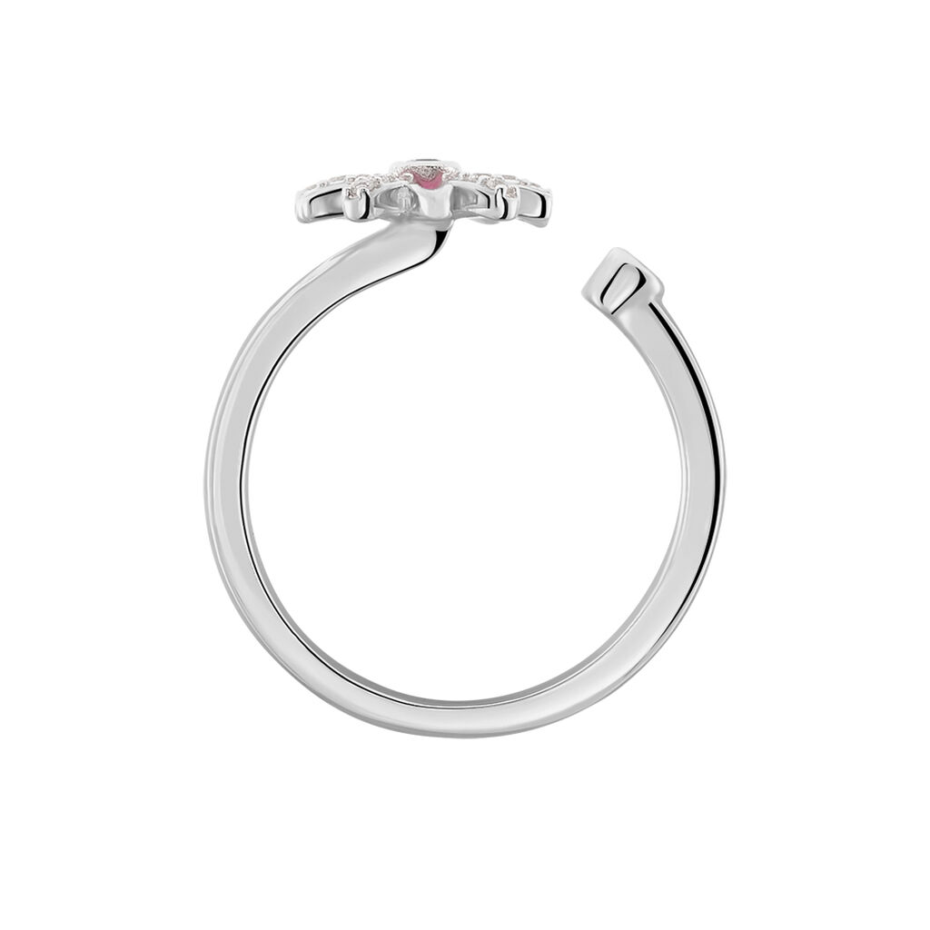 Bague Ambrose Argent Bicolore Oxyde De Zirconium