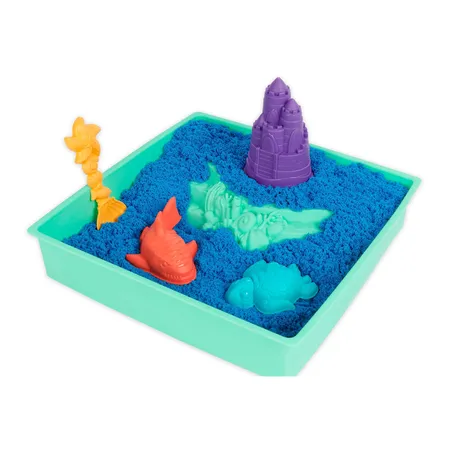 Spin Master Kinetic Sand - Sandbox Set blau (454g)