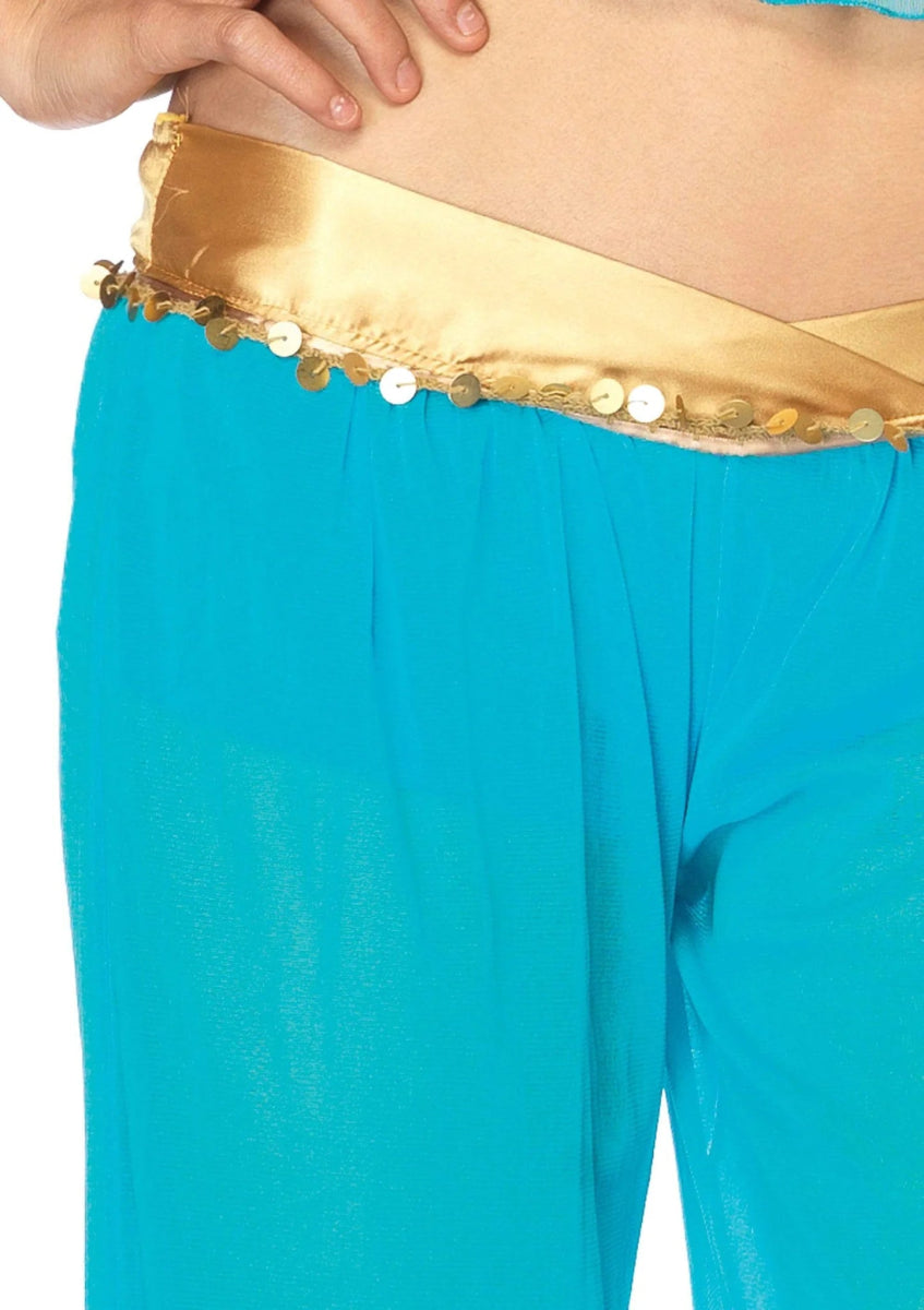 Prinses Jasmine Kostuum Blauw Dames Leg Avenue