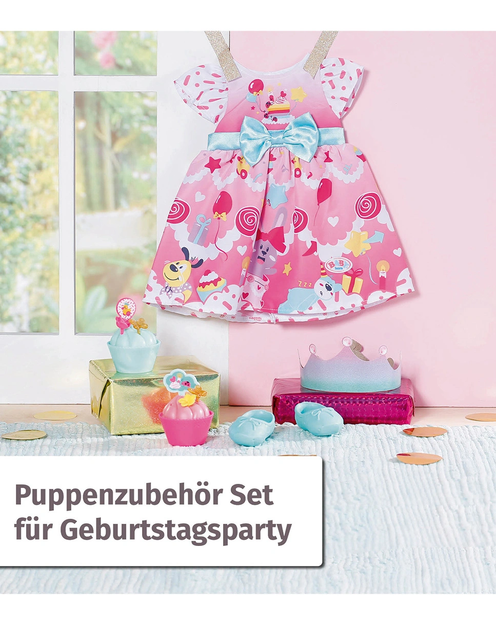 BABY born® Puppenset HAPPY BIRTHDAY in rosa