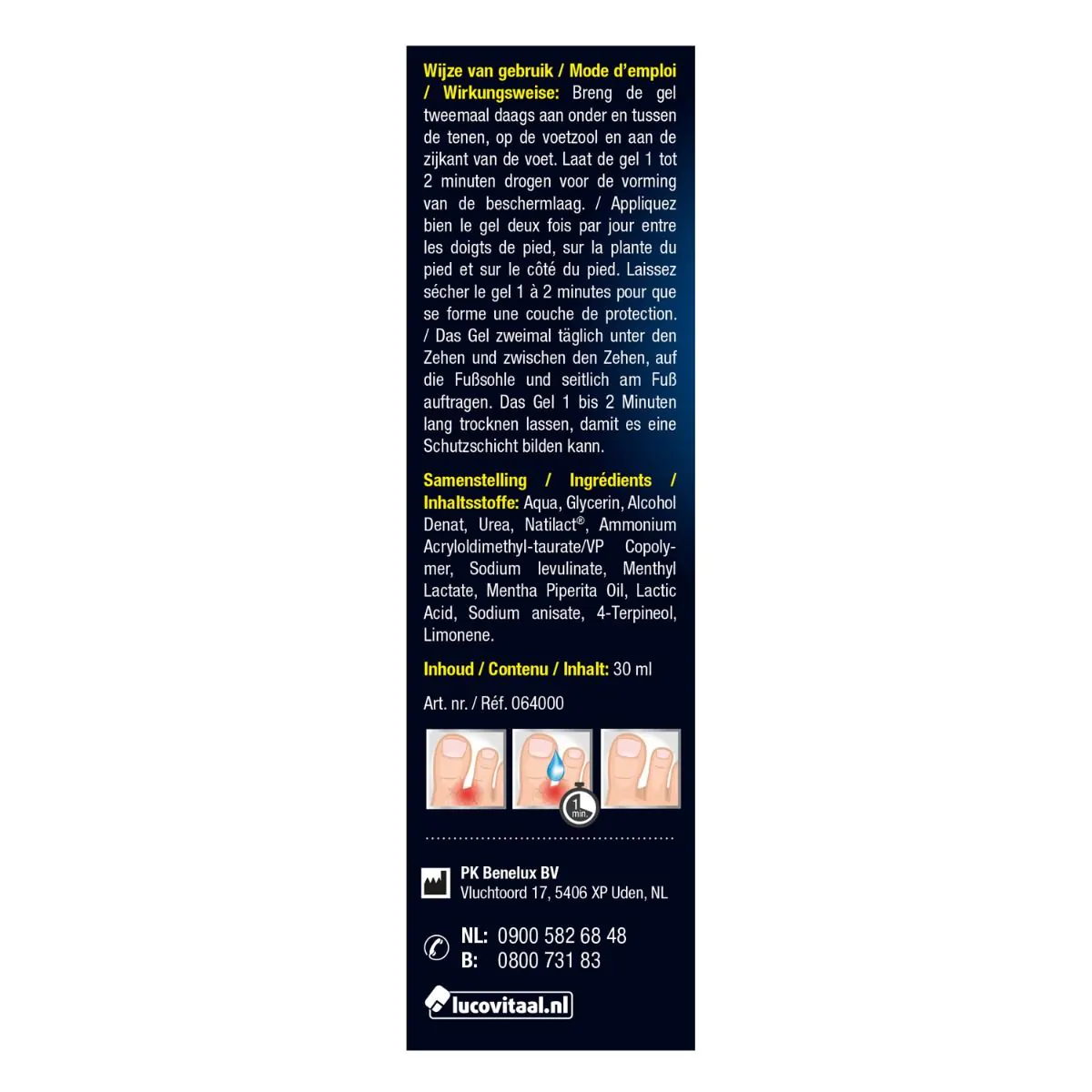 Voetschimmel Gel Zwemmerseczeem 30 ml