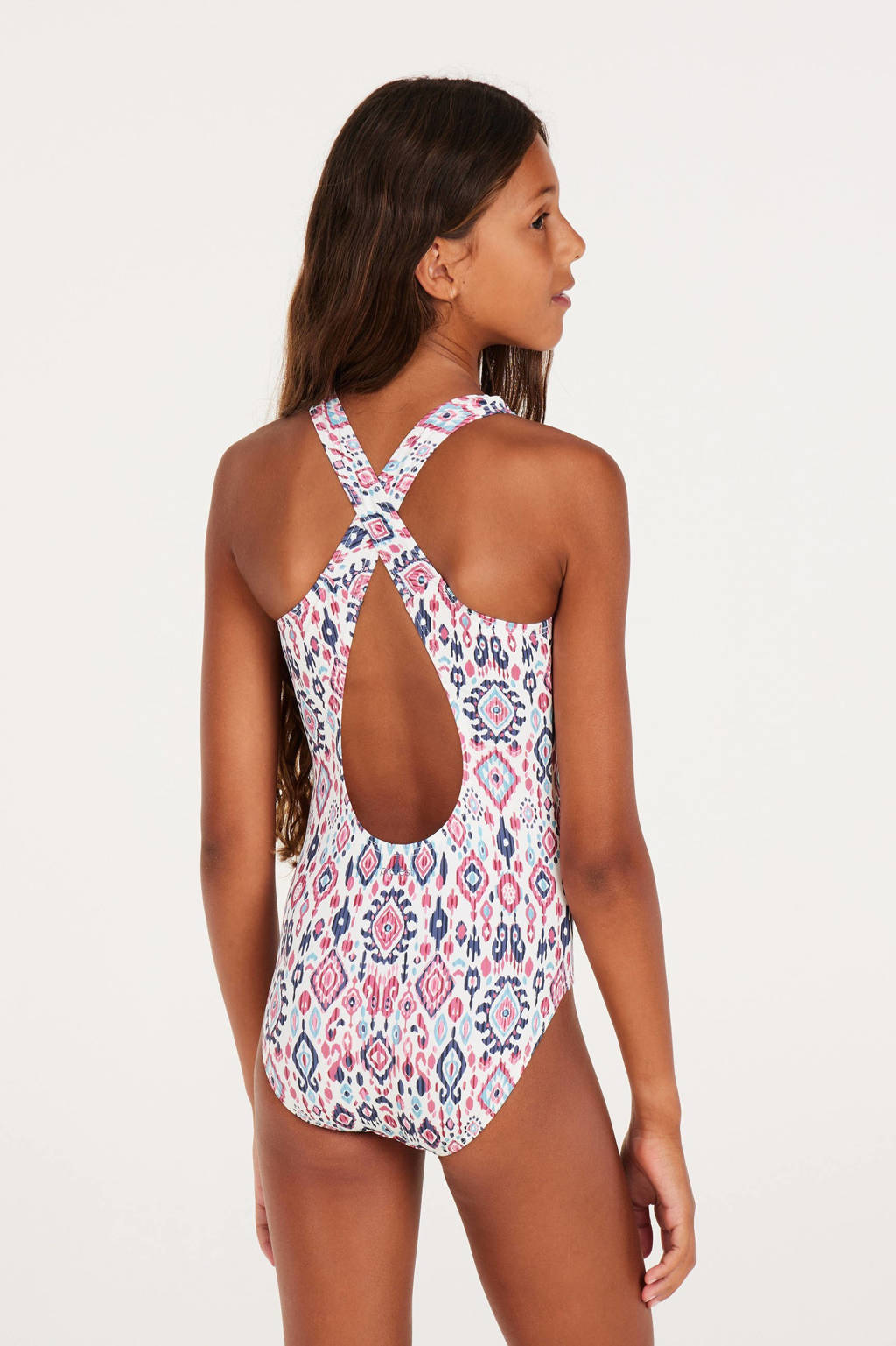 badpak PRTSHAKILA JR wit/blauw/roze