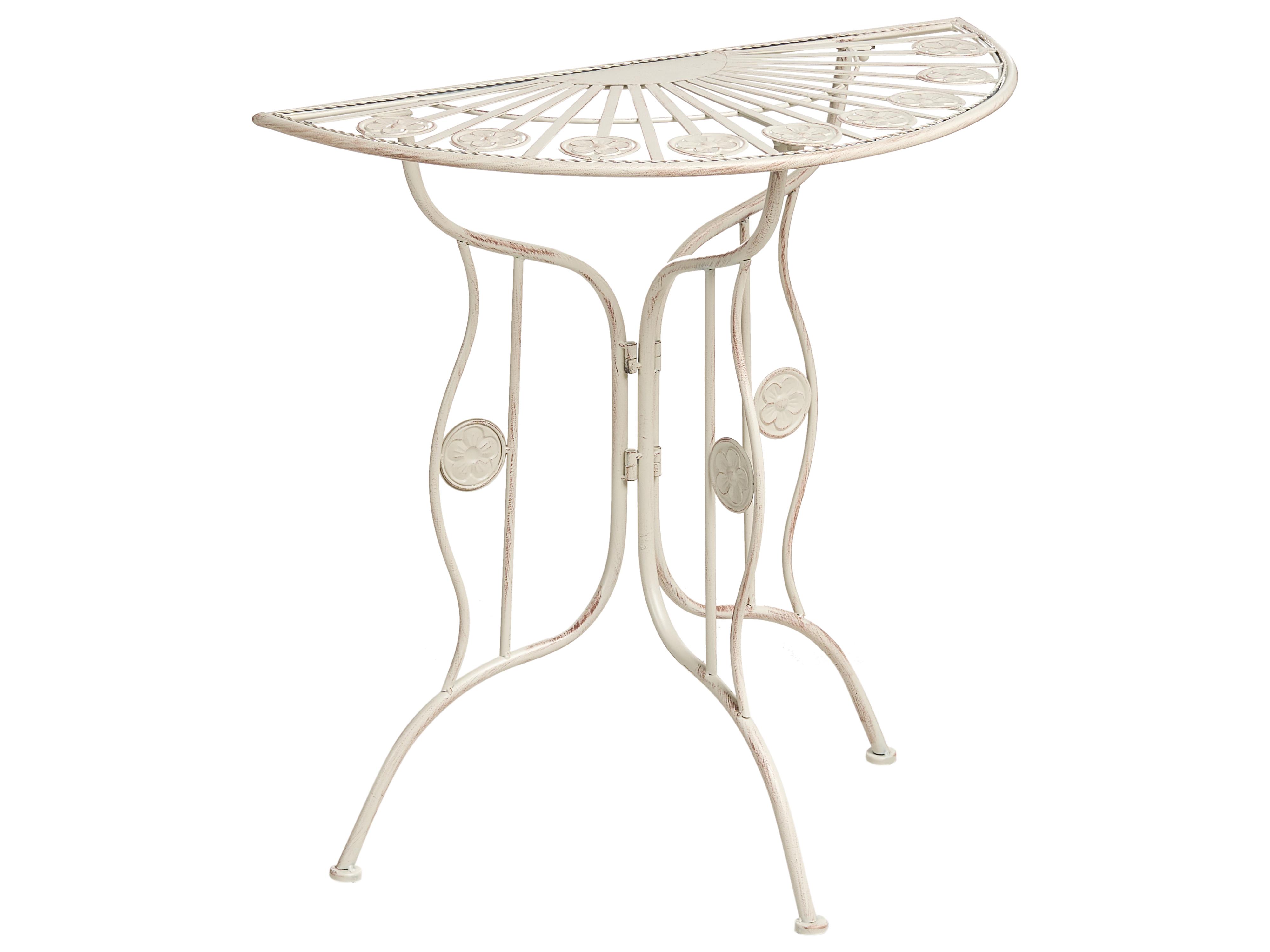 Bistroset inklapbaar COGGIA Metaal Lichtbeige