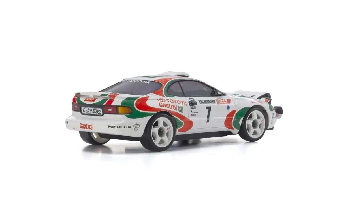 Mini-Z MA020 Toyota Celica Turbo WRC 1993 ARTR, Weiss<br>AWD Mini-Z Modell mit Driftreifen im Readyset