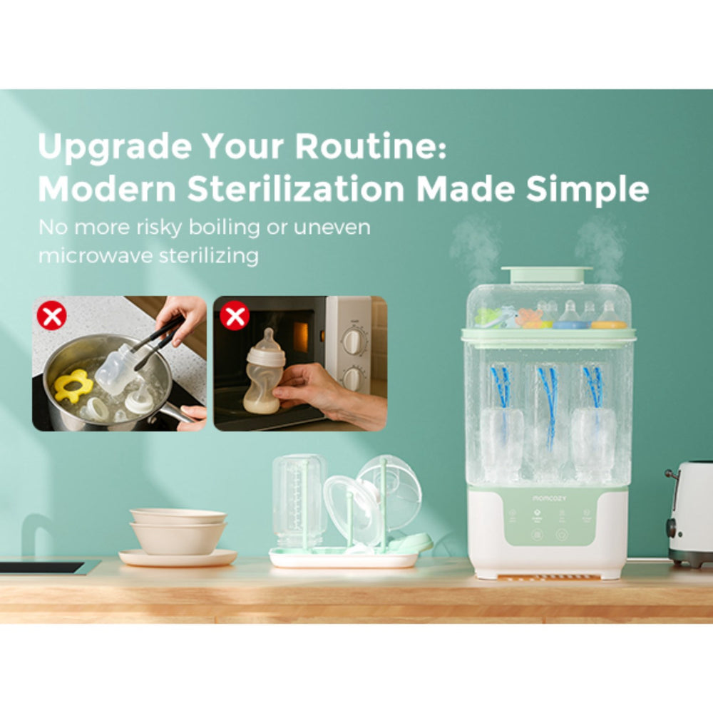 Køb Momcozy BS04 4-in-1 Flaske Sterilisator Og Tørrer