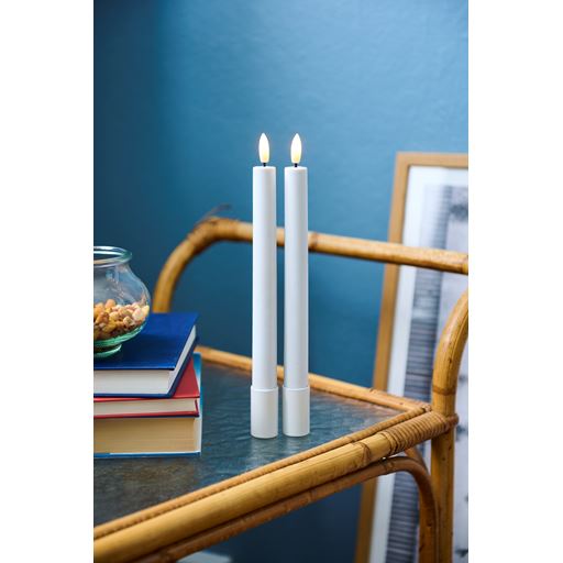 Sirius Sille Genopladelig 2-Pak LED Kronelys
