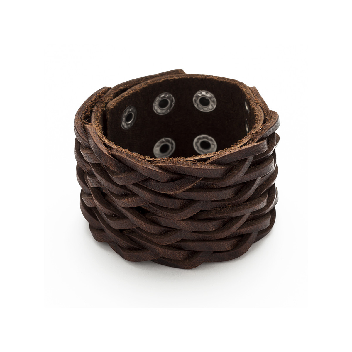 Bracelet cuir marron